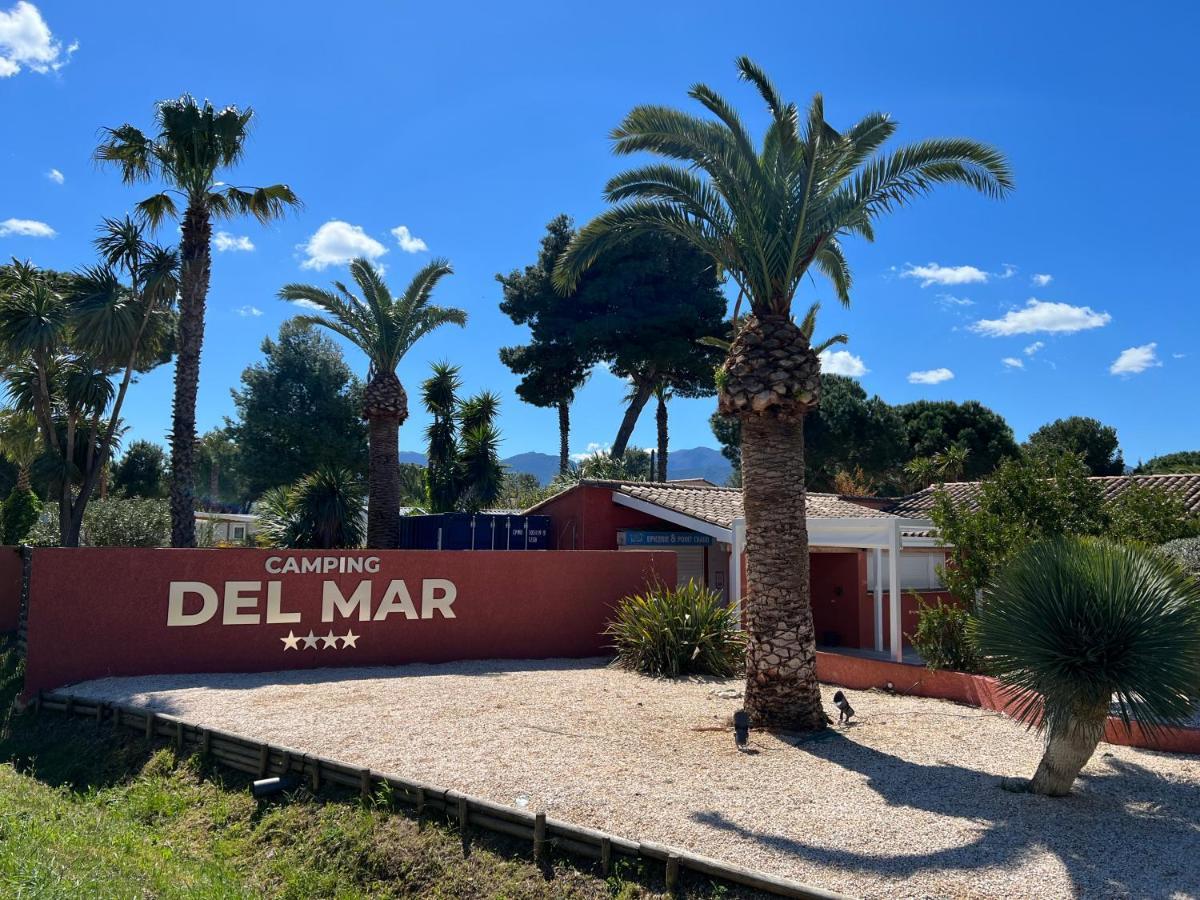 Camping Del Mar 10, Mobil Home Petit Paradis, 6 Personnes, Bord De Mer, Camping Del Mar Village Argeles-sur-Mer Exterior photo